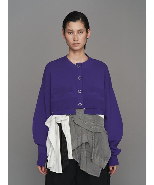 ブラウス シャツ PATTERN MIX SHIRT CAMISOLE「セットアップ着用可能」 / パターンミックスシャツキャミソール レディース UN3D. ブラウス シャツ PATTERN MIX SHIRT CAMISOLE