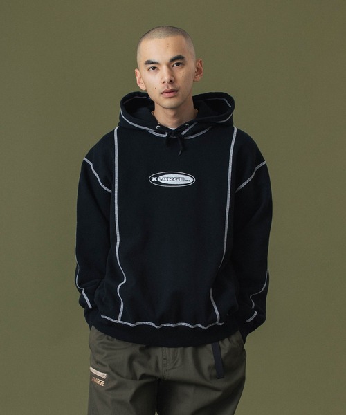 XLARGE（エクストラ ラージ） パーカー OVAL LOGO PULLOVER HOODED