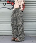 カーゴパンツ WEGO/迷彩柄ワイドルーズカー...の詳細画像5