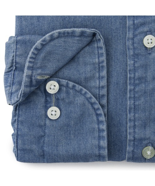 SUIT SELECT フォーマル シャツ 「CLASSICO TAPERED」「長袖」タブ