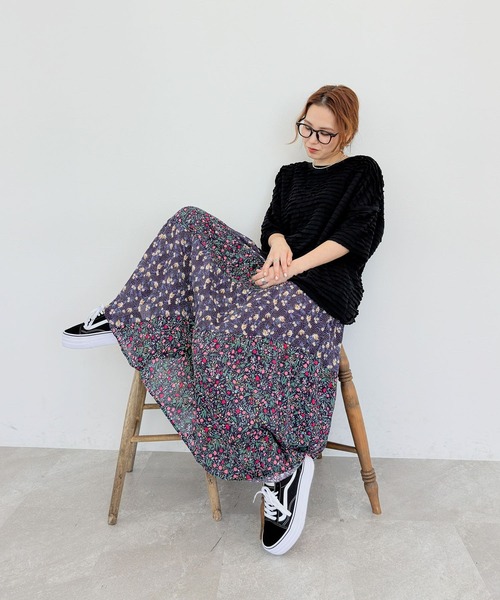 niko and… 「niko and」 ロングスカート LARGE グリーン