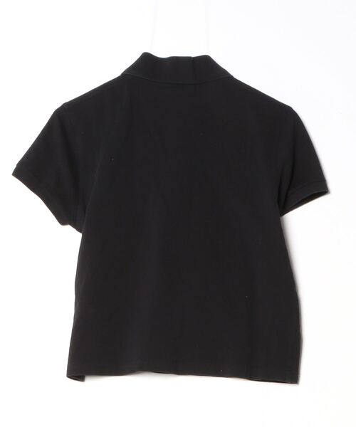 「SAINT LAURENT PARIS」 半袖ポロシャツ S ブラック レディース_画像2