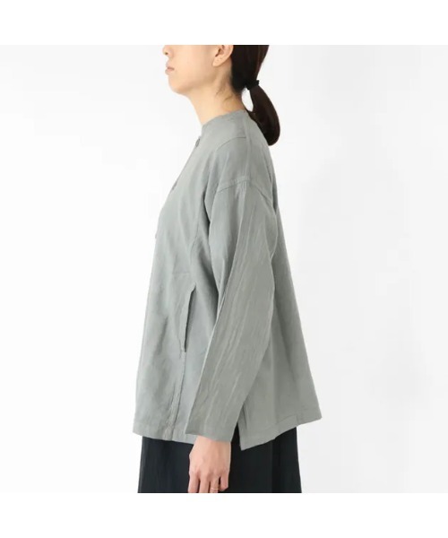 CLASKA Gallery & Shop ”DO” ブラウス シャツ スタンドカラーポケット