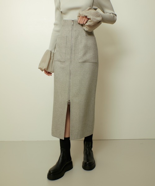 allureville（アルアバイル） スカート メランジピンヘッドサス