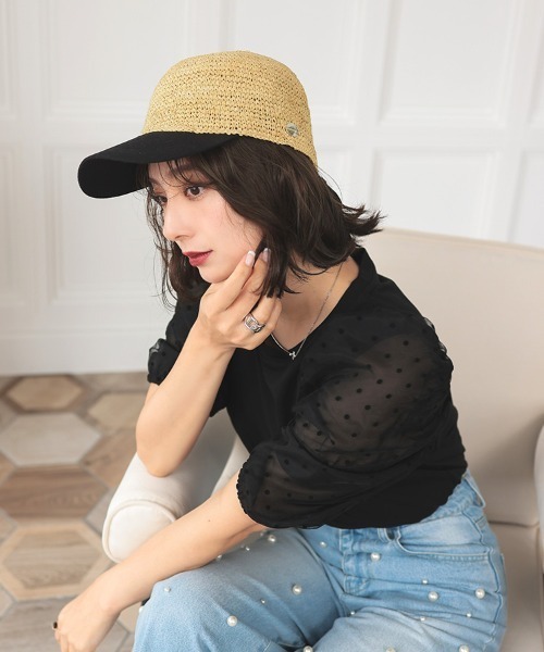 「DONOBAN」 キャップ FREE ベージュ レディース_画像5