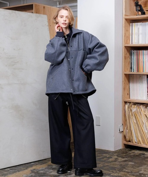 VOAAOV（ヴォアーブ） パンツ RECYCLED MELTON Pants メンズ