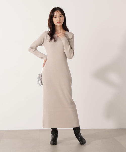 PROPORTION BODY DRESSING ワンピース PROPORTION BODY DRESSING（プロポーションボディドレッシング） 長袖