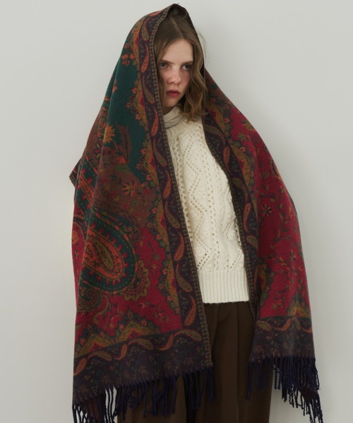 Unitage（ユニテージ） ストール マフラー ペイズリーストール