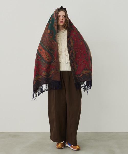 Unitage（ユニテージ） ストール マフラー ペイズリーストール