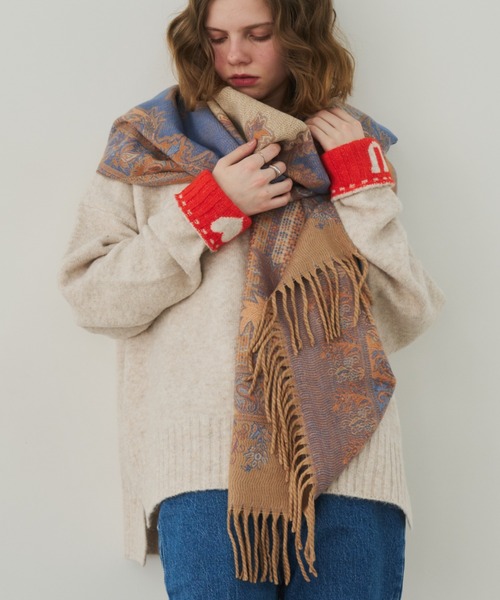 Unitage（ユニテージ） ストール マフラー ペイズリーストール