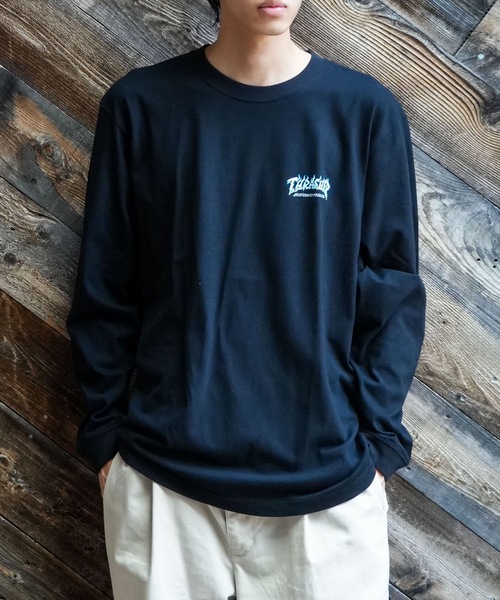 THRASHER（スラッシャー） tシャツ FIRE LOGO L/S T-SHIRTS/THRASHER