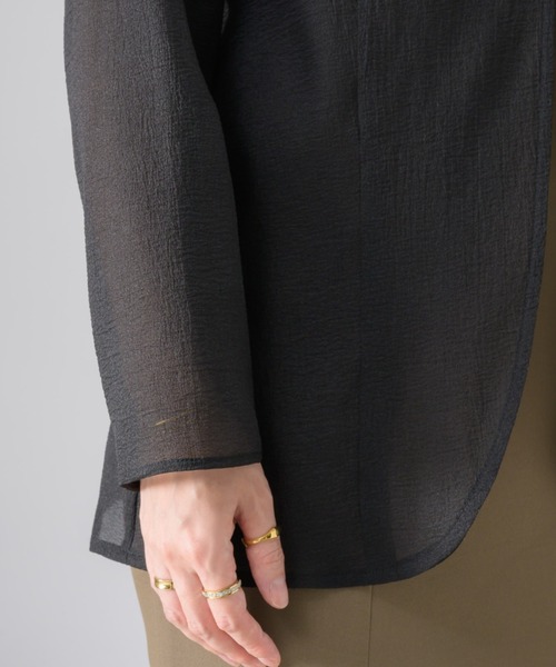 「NEUNA」 ノーカラージャケット FREE アイボリー レディース_画像6