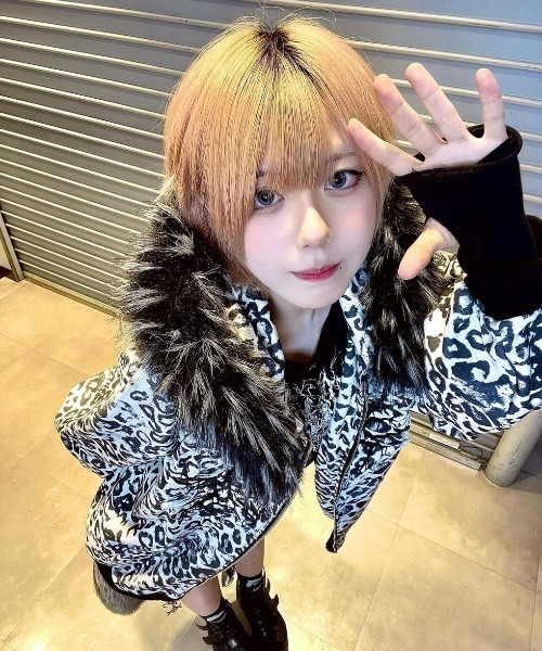 REFLEM（レフレム） パーカー 「REFLEM/レフレム」ファー付き総柄ZIP