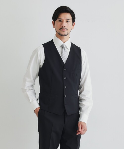 タケオキクチ（TAKEO KIKUCHI）/コーデュラ（R）トロピカル ストレッチ ベスト TAKEO KIKUCHI（タケオキクチ） スーツ ベスト コーデュラ（R