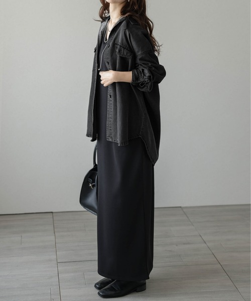 ブラウス シャツ ラウンドヘムデニムシャツ レディース : ZOZOTOWN