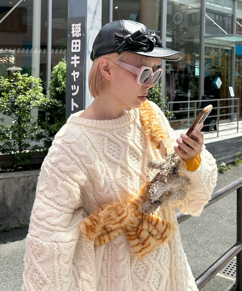 Alley Tokyo キャップ 帽子 × Casselini」リボン3コキャップ