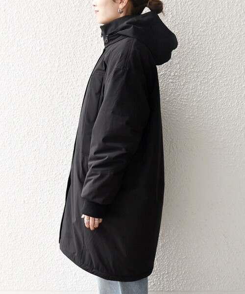 モンスターPADDEDコート SHIPS any コート アウター any:「多機能」中綿 2WAY スタンドカラー