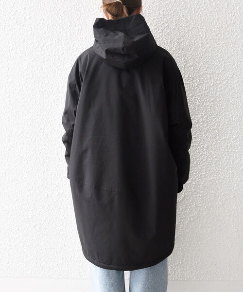 【美品】spick＆span　スタンドカラー中綿モンスターコート　ブラック 美品】spick＆span スタンドカラー中綿モンスターコート ブラック