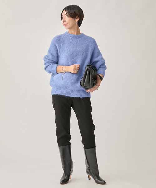 SLOANE（スローン） ニット セーター 3G天竺アルパカxウール クルー