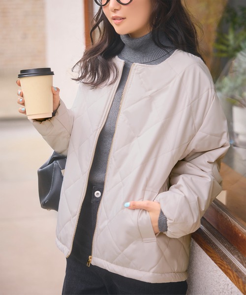 ジャケット・アウター cindyboo77 2WAY】パテッドリバーシブルジャケット（中綿コート） | tk.TAKEO