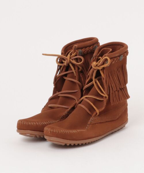 Minnetonka（ミネトンカ） ブーツ 「RES」「ミネトンカ ダブルフリンジ