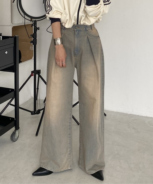 JEANASIS（ジーナシス） デニムパンツ SMALL ライトブルー レディース