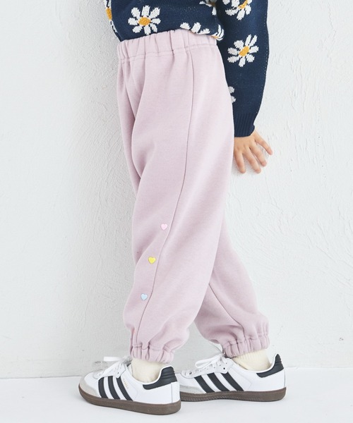 pairmanon（ペアマノン） パンツ 「ぬくふわ」裏起毛 カラフルハート