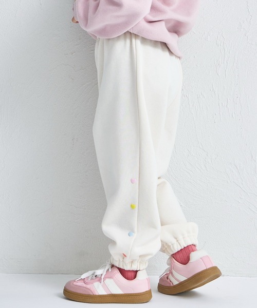 pairmanon（ペアマノン） パンツ 「ぬくふわ」裏起毛 カラフルハート