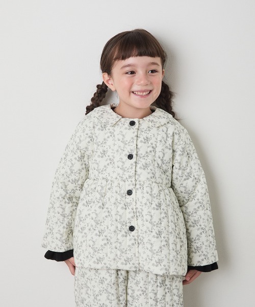 NARRATOR キルティング 花柄コート 花柄 キルティング ロングコート – 古着屋Top of the Hillのネット通販