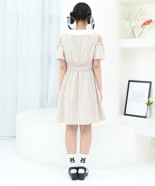 「PINKHUNT」 「KIDS」半袖ワンピース 130cm ベビーピンク キッズ_画像7