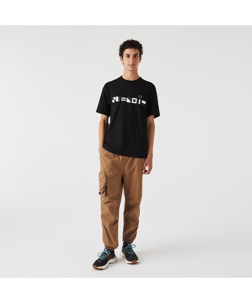 LACOSTE（ラコステ） 半袖Tシャツ 3 ブラック メンズ : ZOZOTOWN Yahoo