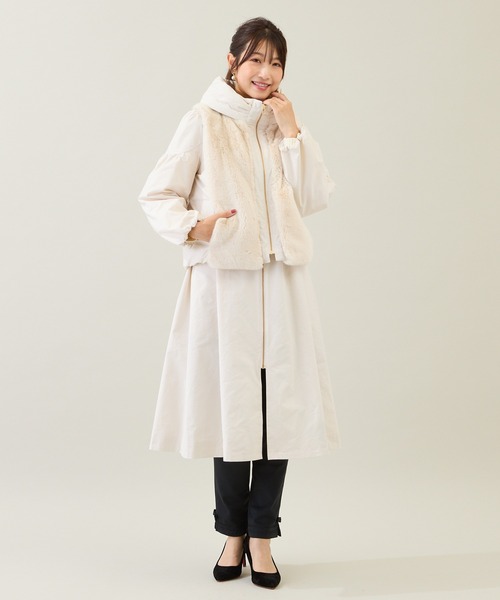 Rose Tiara（ローズティアラ） コート アウター 「3WAY」ダウンベスト
