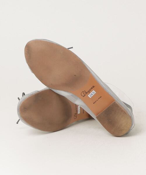 「Dhyana」 フラットパンプス 24.5cm シルバー レディース_画像3