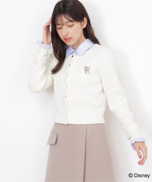シャギーケーブルカーディガン JILL by JILL STUART（ジルバイジルスチュアート） ニット セーター