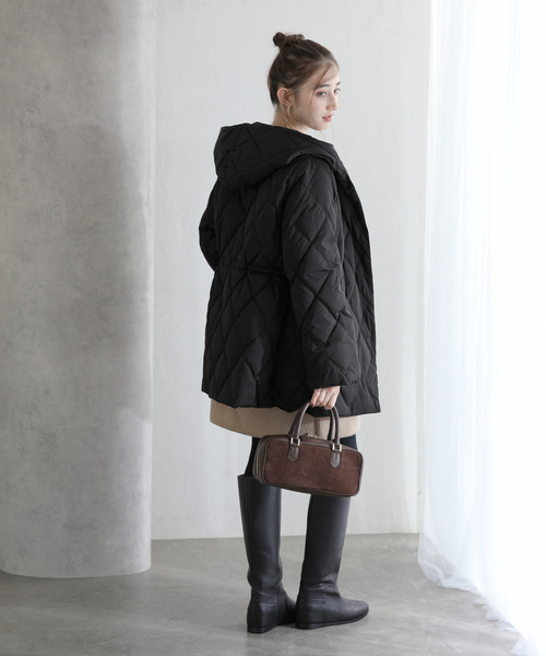 La TOTALITE（ラ トータリテ） ダウンコート ダウンジャケット ダイヤ