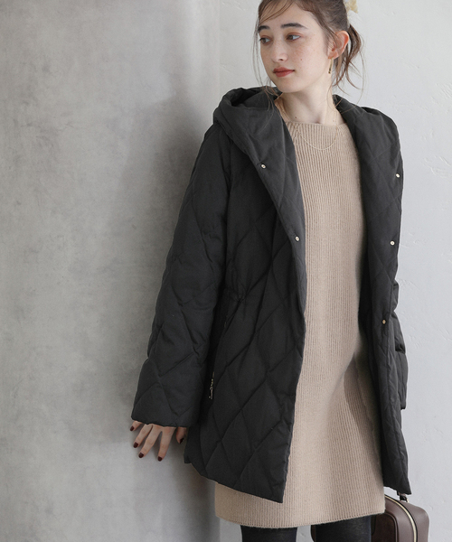 La TOTALITE（ラ トータリテ） ダウンコート ダウンジャケット ダイヤ