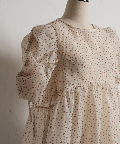 「tocco closet」 半袖ブラウス M ブラウン レディース_画像9