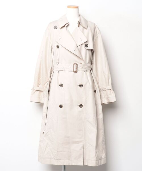 【良品✨】 Aquascutum トレンチコート ロング丈 ベージュ Aquascutum（アクアスキュータム） トレンチコート 6 ベージュ