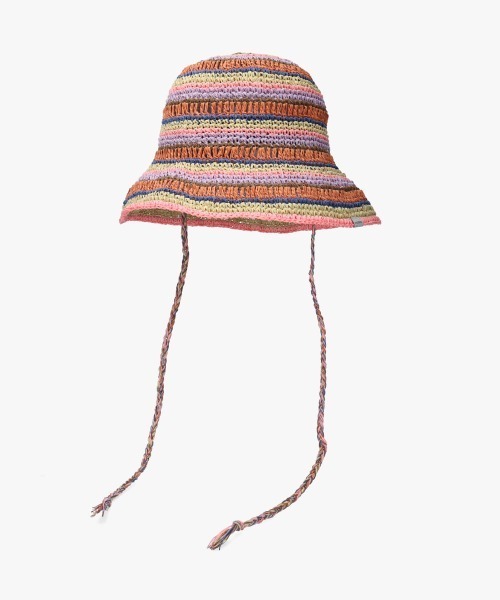 「OVERRIDE」 ハット M/57.5cm ライトパープル レディース_画像8