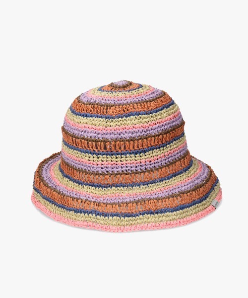 「OVERRIDE」 ハット M/57.5cm ライトパープル レディース_画像9