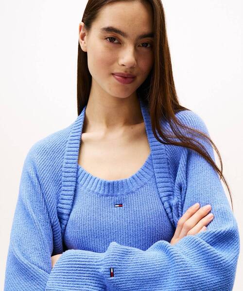 TOMMY JEANS（トミー・ジーンズ） ニット セーター シュラッグ