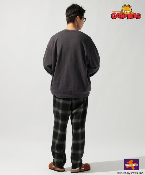 niko and… CHARACTER PRINT SW EATSHIRT niko and…（ニコアンド） tシャツ 「Garfield(ガーフィールド