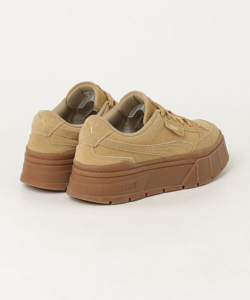 「PUMA」 ローカットスニーカー 24.5cm ベージュ レディース_画像2