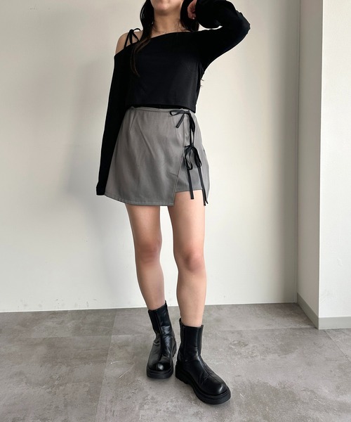 「apres jour mignon」 長袖カットソー X-LARGE ダークブルー レディース_画像6