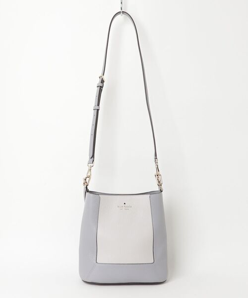 kate spade ハンドバッグ &ショルダー　グレー/ホワイト kate spade NEW YORK（ケイト・スペード ニューヨーク） 2WAYバッグ