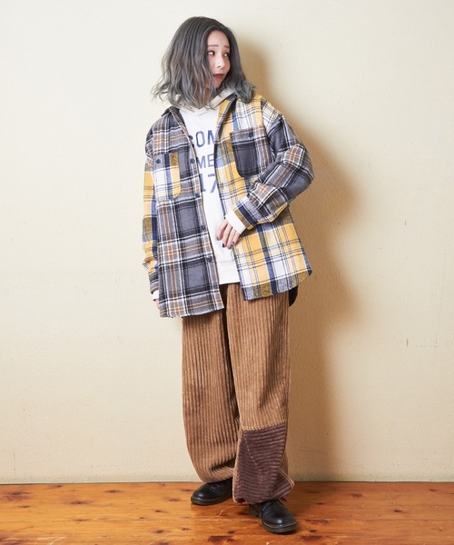 「CUBE SUGAR」 長袖シャツ M グリーン レディース_画像5