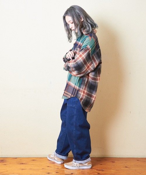 「CUBE SUGAR」 長袖シャツ M グリーン レディース_画像8