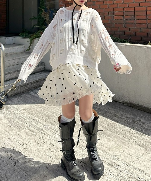 Alley Tokyo ワンピース フリルティアードキャミワンピミニ : ZOZOTOWN