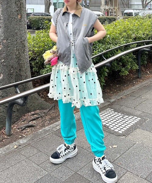 Alley Tokyo ワンピース フリルティアードキャミワンピミニ : ZOZOTOWN