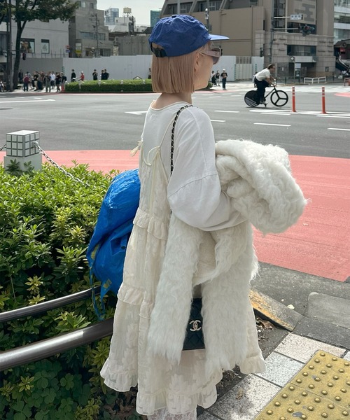 Alley Tokyo ワンピース フリルティアードキャミワンピミニ : ZOZOTOWN